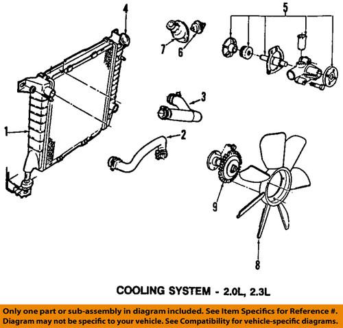 Ford oem f8cz-8575-aa thermostat/engine coolant thermostat