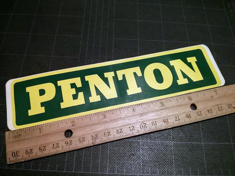 Vintage mx - nos penton decal sticker 70s motocross scramble ahrma original