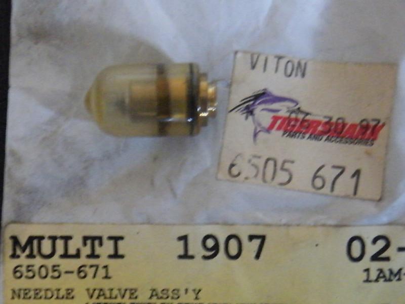 Nos tigershark arctic cat viton needle valve assembly 1995 montego 6505-671