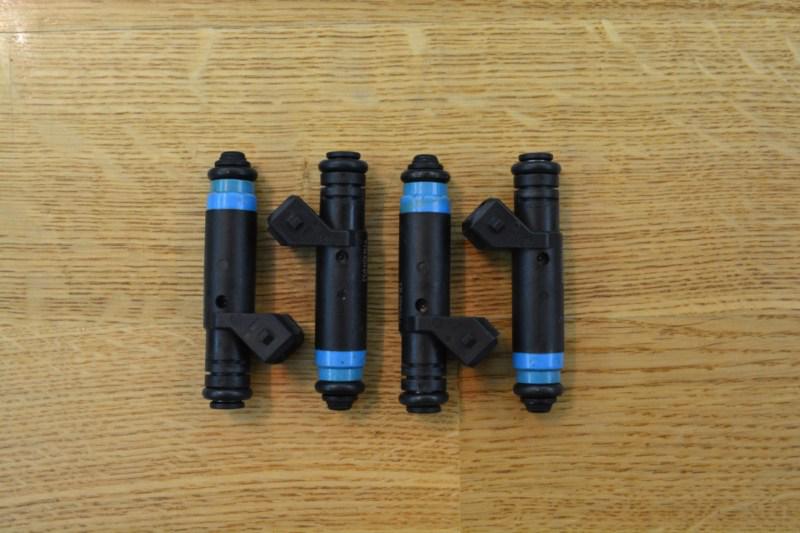 Siemens deka 80 lb high impedance fuel injectors ev1 [set of (4) ] # 110324