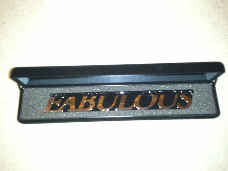 ****fabulous oem black chrome emblem brand new****