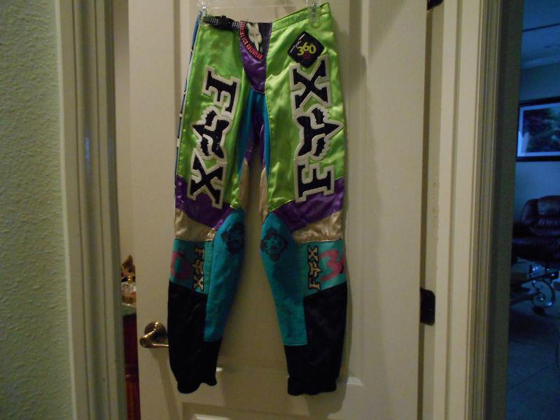 Motor cross fox racewear 360 omni directional flexibility boys size 30