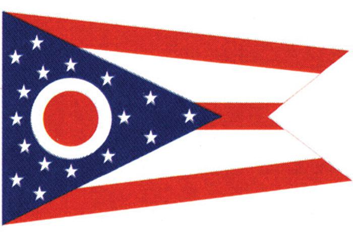 Taylormade ohio flag 12" x 18" 93121