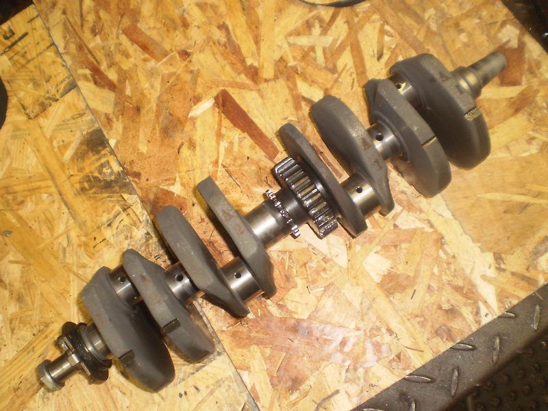 Honda cb550 crankshaft for engine, pistons & rods. includes used main bearings 