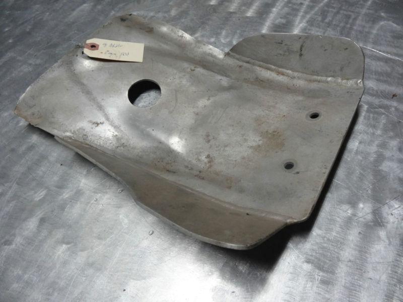 1991 cr250 engine/frame skid plate guard cr 250 91