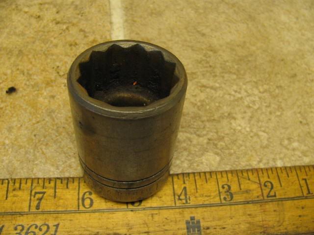 Proto 3/4" drive 1 7/16" 12 point socket usa tool vtg