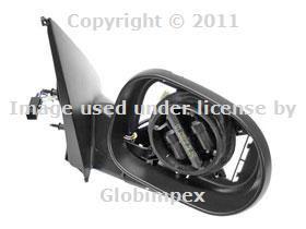 Mercedes w163 (98-01) door mirror without housing right genuine + warranty