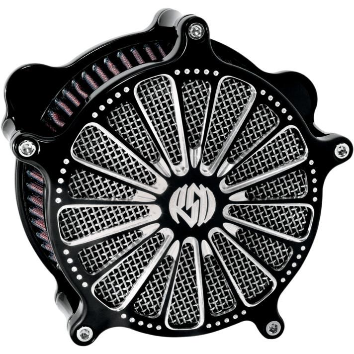 Roland sands contrast cut domino air cleaner for 1991-2013 harley sportster