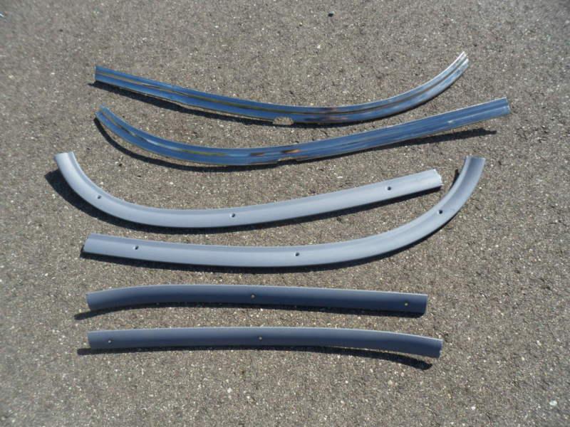 1955 56 57 chevrolet belair 210 front windshield trim moldings and inners