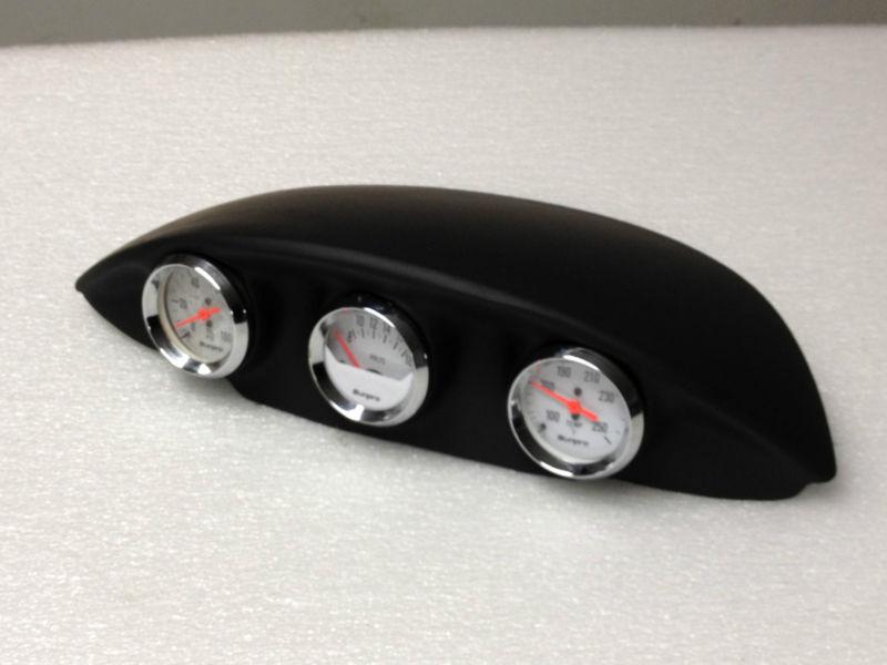 2006 2012 mitsubishi eclipse custom gauge pod oem triple pod dash trim bezel 