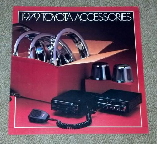 1979 toyota accessories brochure celica corolla cressida truck land cruiser rare