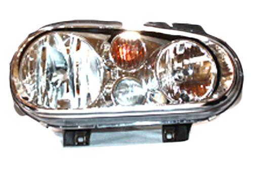 Tyc 20-6473-00 volkswagen golf right replacement headlight assembly