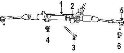 Dodge 6100050 genuine oem factory original outer tie rod washer