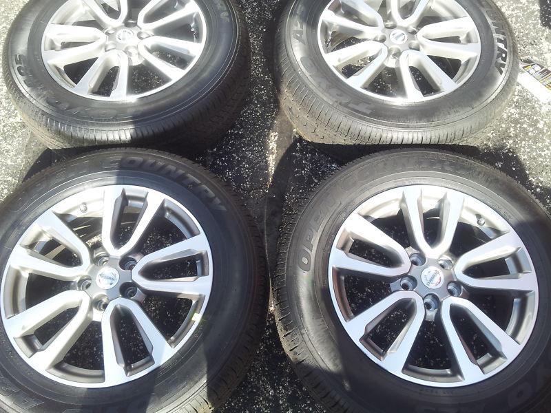 2013 nissan pathfinder oem ,factory 18' wheels and tires toyo 235/65/189