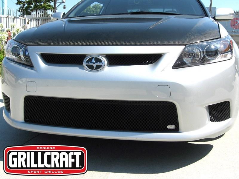 2011-2013 scion tc grillcraft black complete grille 5pc grill set t1878-80b