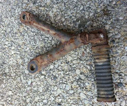 68-69 honda cl175 scrambler foot peg