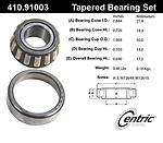 Centric parts 410.91003e front outer bearing set