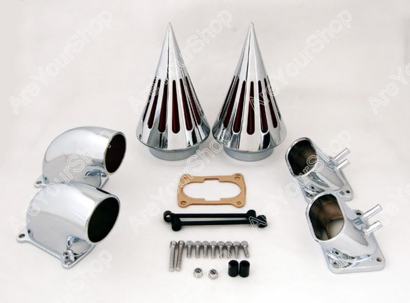 Chrome spike air cleaner intake filter for suzuki boulevard m109