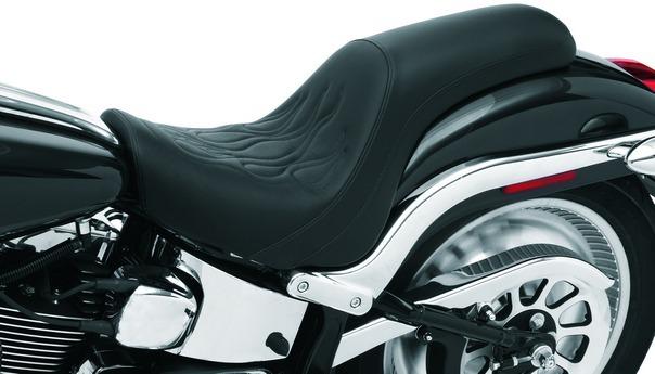 Saddlemen profiler seat flame black harley-davidson flst 1984-1999