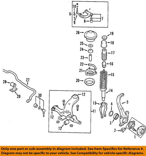 Hyundai oem 54443-38000 suspension control arm bushing/control arm bushing