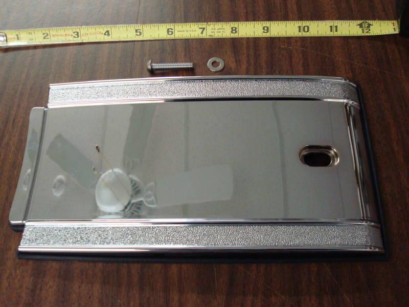 Chrome tank panel for harley softail & fxwg 83-95