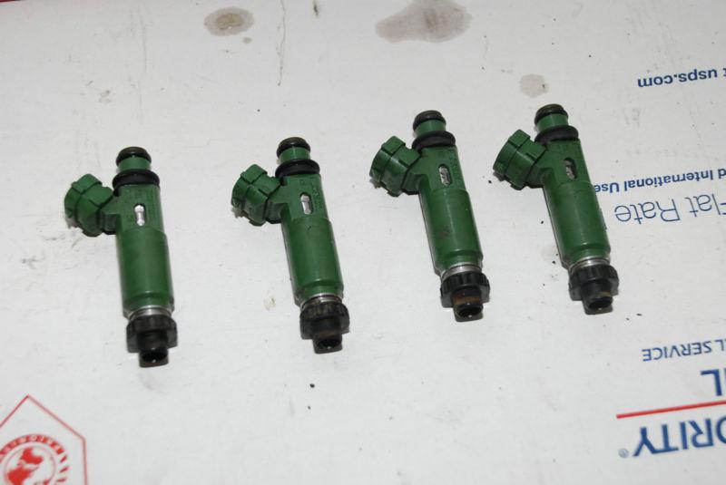 Mazda protege fuel injectors set of 4 denso 195500-3040 1995-1998