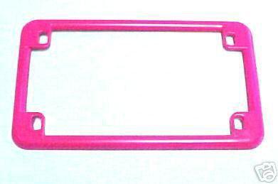 Honda motorcycle license plate frame day glow pink new shadow magna sabre etc