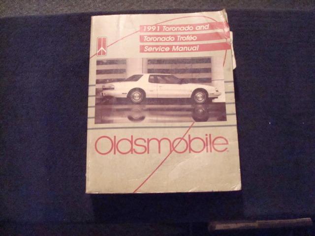 1991 olds oldsmobile toronado/trofeo factory shop service repair manual book