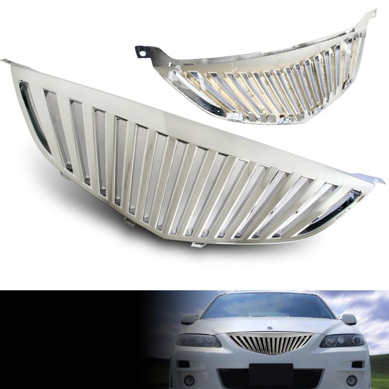 2003 2004 2005 mazda 6 sport type vertical chrome front grill mazda 03-05