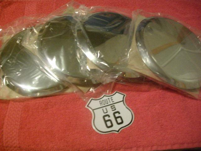 New set of 4  part #898077 american racing modern wheel rim hubs mag center caps