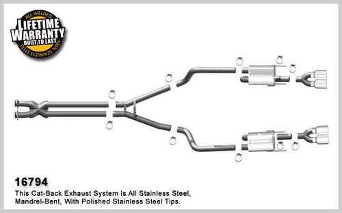 Magnaflow 16794 cadillac xlr stainless cat-back system performance exhaust