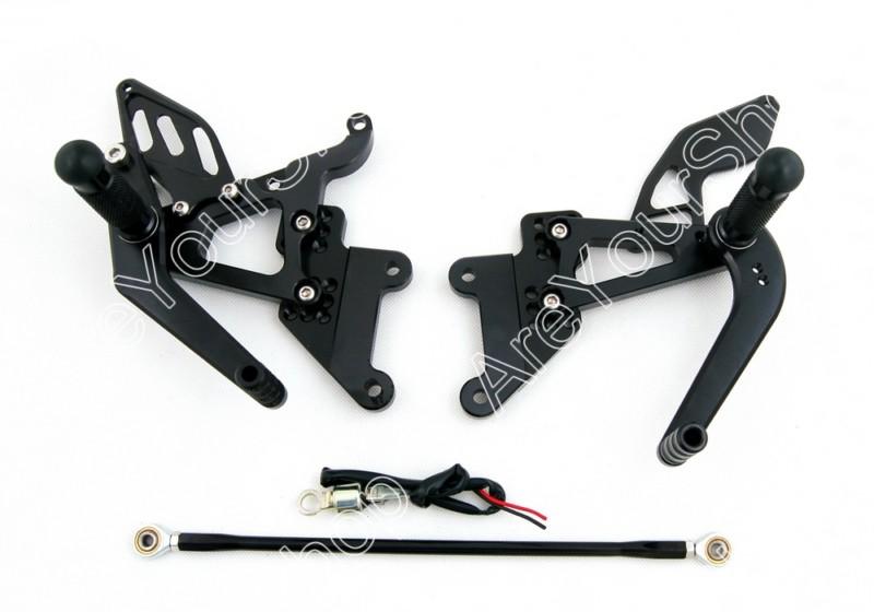 Rearset rear set yamaha yzf 600 r6 2003-2005 black