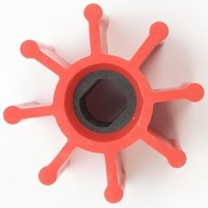 Globe run-dry 100df red impeller for jabsco 14282-0003 & 8840-0003