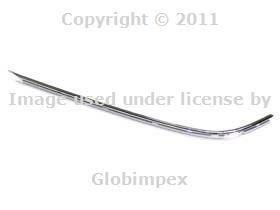 Bmw e39 left rear (chrome) impact strip cover genuine + 1 year warranty