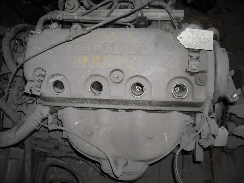 1998 honda civic engine motor non vtec low miles