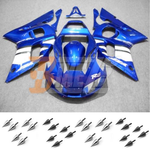 Free bolt kit! body frame fairing kit for yamaha yzf r6 1998 99 00 01 2002 af