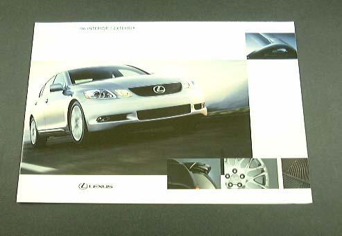 2006 06 lexus accessories brochure interior exterior