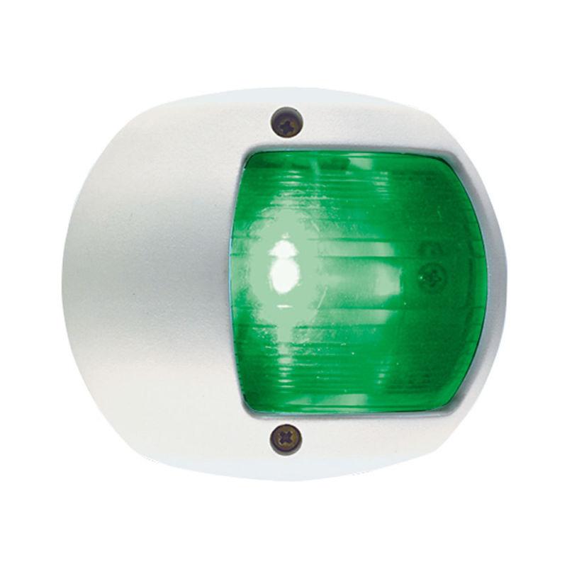 Perko led side light - green - 12v - white plastic housing 0170wsddp3