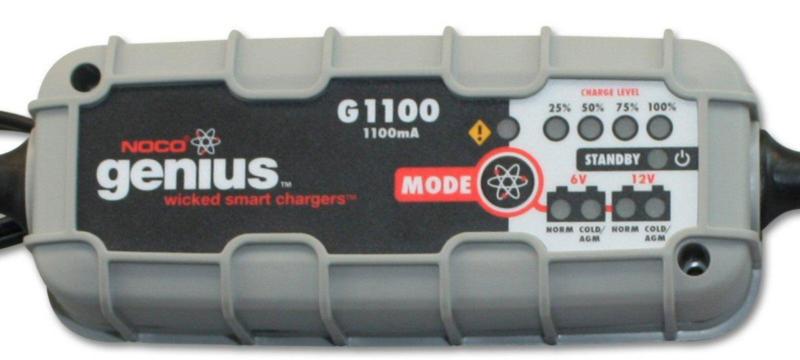 Noco genius charger size g1100