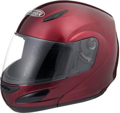 G-max gm44 motorcycle helmet red wine x-small