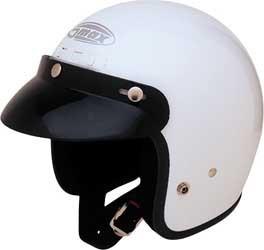 G-max gm2 motorcycle helmet white large