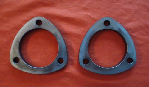 3.5" 3 bolt collector exhaust  flange, hot rat rod