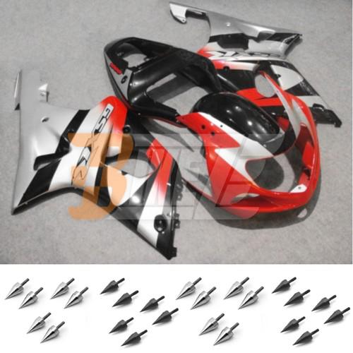 Bolt kit & injection fairing kit bodywork for suzuki gsx r 1000 k1 2001 2002 aj