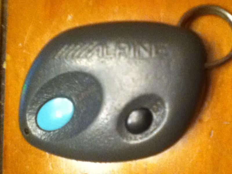  alpine model 8426a aftermarket keyless remote alarm  fob fcc#  b23at51