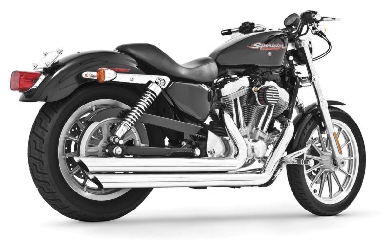 Freedom performance patriot lg exhaust system - slash - chrome  hd00017