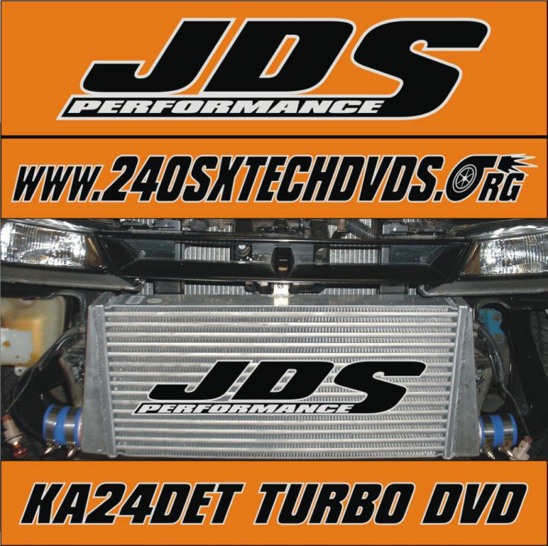 Ka24det turbo dvd video 240sx install s13 s14 t2 t3 t4 piping drift pan sr20det