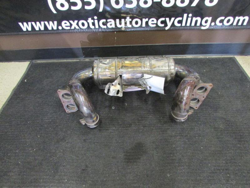 Ferrari 360, muffler/exhaust without tips, capristo, bent pipes, damaged, used 