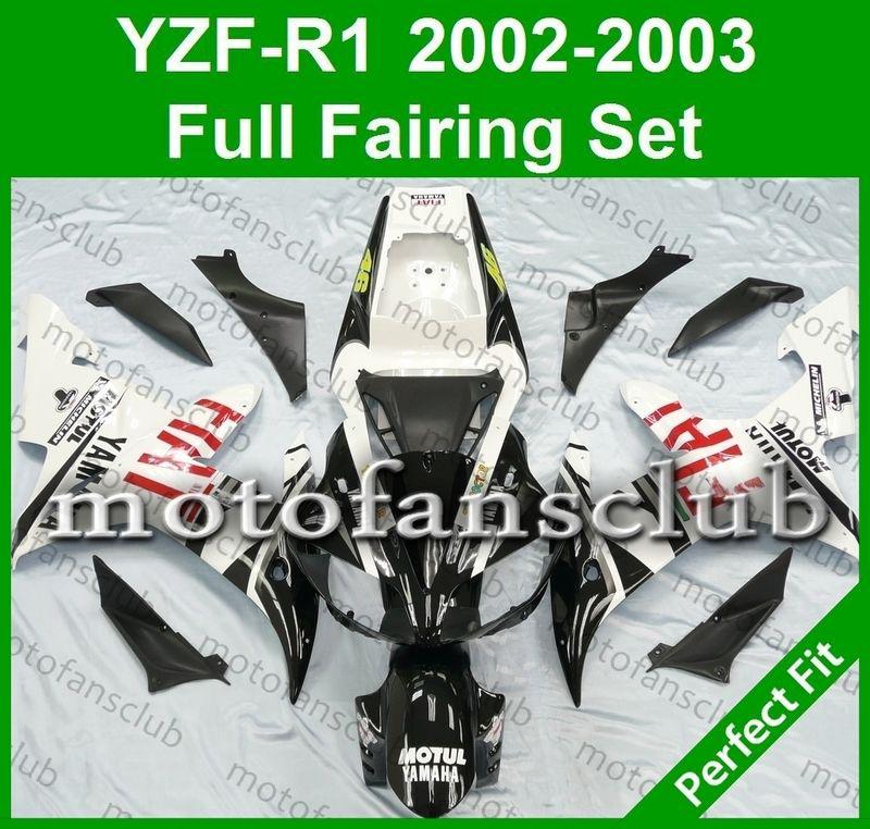 Fit yamaha yzf r1 02 03 yzfr1 2002 2003 1000 fairing bodywork plastics #15 c