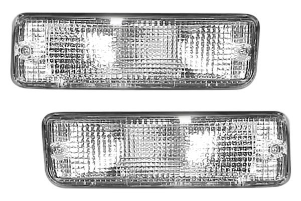 89-95 toyota pickup 2/4wd clear bumper lights 90 93 94 new set left + right set