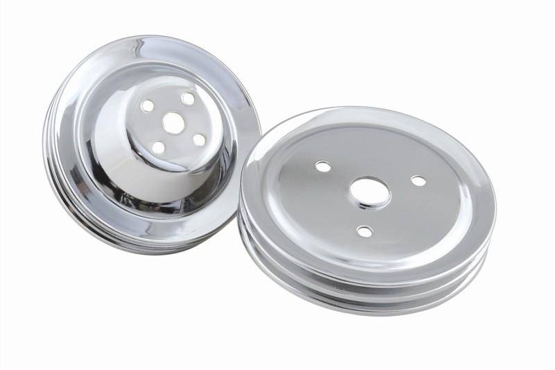 Mr. gasket 4961 chrome plated pulley set